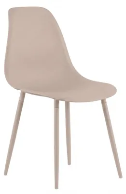 Produktbild von Esszimmerstuhl OSAKA, Kunststoff, beige,, KI-generiertes Bild