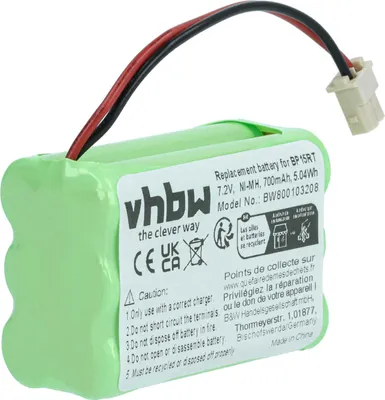 Produktbild von vhbw Akku kompatibel mit Dogtra D500B Transmitter, 1600 Transmitter, 1700NCP Transmitter Hundehalsband Hunde-Trainer (700 mAh, 7,2 V, NiMH)