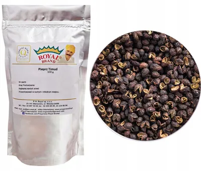 Zdjęcie produktu dla Pieprz Timut z Nepalu 100 g Cytrusowy „pieprz syczuański” Zanthoxylum
