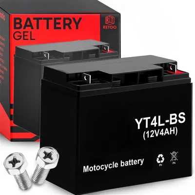 Produktbild von Akku Blei-Batterie 12V 4Ah, Bleiakku, Ersatzakku Gelakku, Akkubatterie  Elektro Spielzeug, Alarm, Notstrom, Kinderfahrzeuge, Quad, Zyklenfest, Retoo