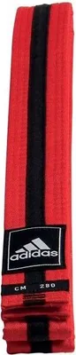 Produktbild von Adidas Budogürtel gestreift rot/schwarz/rot 240