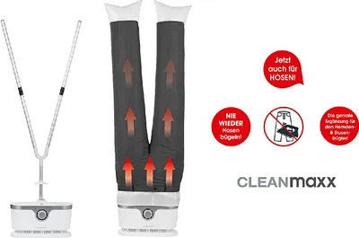 Zdjęcie produktu dla CLEANMAXX Nasadka do prasowania spodni srebrna/biała