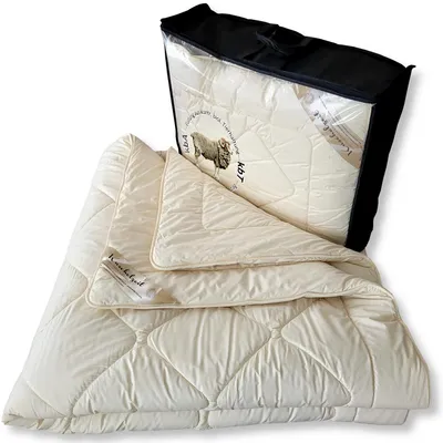 Produktbild von Bio Merino Schafschurwolle Winterdecke Kuschelzeit kbA und kbT in 200x220 cm