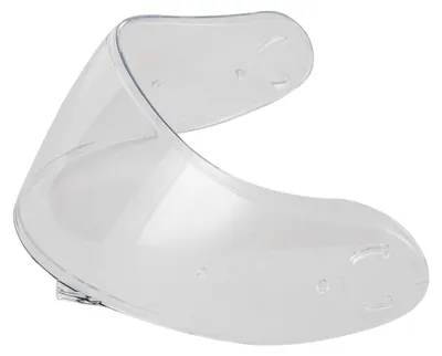 Imagen del producto de Visera de repuesto para casco Shoei CNS-3 Neotec II – Material: policarbonato – Dimensiones: 29 x 12,8 cm – Antiempañamiento – Fácil de instalar – Diseño multicolor – Lente para motocicleta
