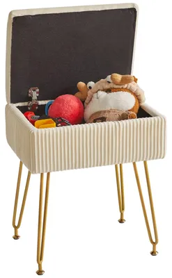 Produktbild von Aufbewahrungsohmann mit Samtbezug, 40 x 29.5 x 48 cm