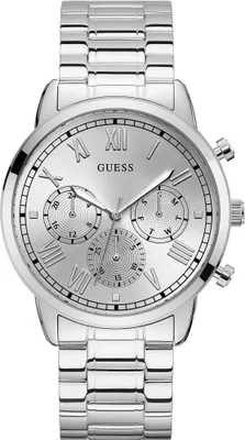 Produktbild von Guess GW0066G1 Herren-Armbanduhr, Edelstahl-Gehäuse, Metall-Armband