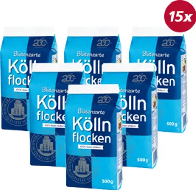 Produktbild von Kölln Flocken Blütenzart 15 x 500 g