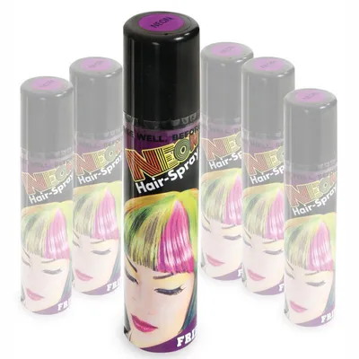 Produktbild von FRIES 3018 6 Color-Haarspray 100ml Neon lila