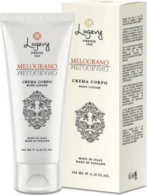 Produktbild von Logevy – Körpercreme – Granatapfel – 200 ml – Pflegt und spendet der Haut Feuchtigkeit