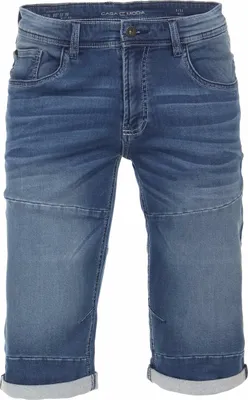 Produktbild von CASAMODA Herren Bermuda-Jeans-Shorts 3/4 Regular Fit Blau 40