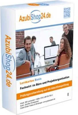 Image de AzubiShop24.de Lernkarten Fachwirt Büro und Projektorganisation
