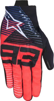 Zdjęcie produktu dla rukavice REEF V2 MM93 kolekce, ALPINESTARS (červená fluo/černá/modrá/bílá, vel. S)