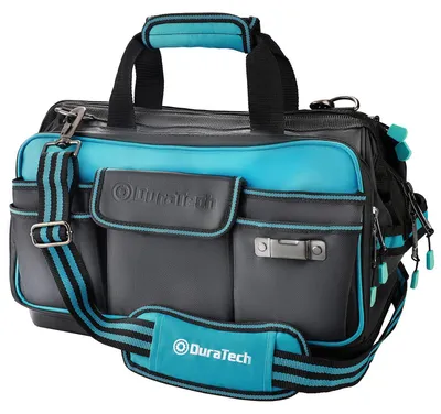 Immagine prodotto di Borsa per attrezzi da 43 cm, con 32 scomparti, borsa grande per utensili