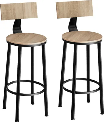 Produktbild von 2er Set Barhocker Poole Sitzhöhe 74 cm