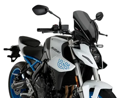Productafbeelding van Windscherm PUIG, model "Naked touring", donker gerookt, voor Suzuki GSX-8S