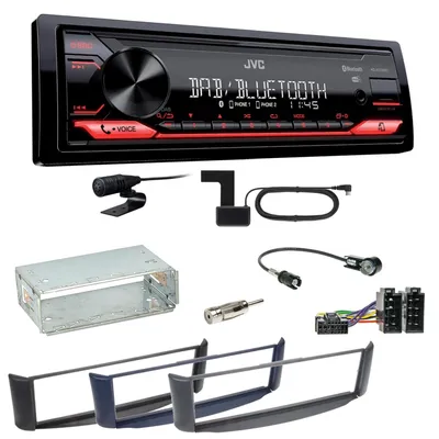 Produktbild von JVC KD-X272DBT Digitalradio Bluetooth USB MP3 FLAC Einbauset Smart ForTwo 450