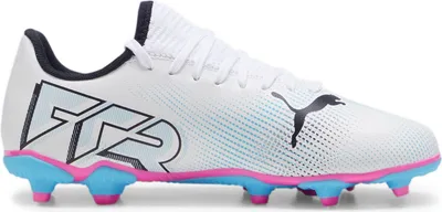 Produktbild von Puma FUTURE 7 PLAY FG/AG Jr PUMA WHITE-PUMA BLACK-POISON P 28