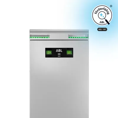 Produktbild von ABL Ladesäule eMC2, 2x 22kW, 2x Typ 2 Steckdose, Controller, reev Dashboard Basic 2P4445B