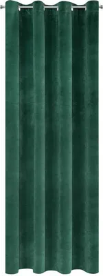 Produktbild von Zasłona na przelotkach welwet aksamit VILLA 140X250 ciemnozielona