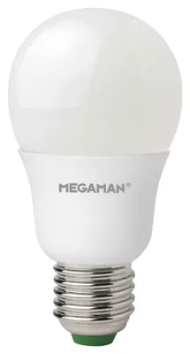 Produktbild von Megaman MM21063 BULB 9.5W 828 E27 Frosted LED-Lampe, Birnenform, Sockel E27, 9,5 Watt, Warmweiß, 2800 K,