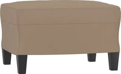 Obrázek produktu pro vidaXL Podnožka Cappuccino-Brown 60x50x41 cm Imitace kůže