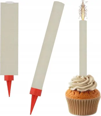 Immagine prodotto di Fontana per torta unicolore colorata cake topper beige compleanno 18cm