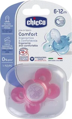 Produktbild von PHYSIO COMFORT Silikon-Schnuller, rosa, 6m+