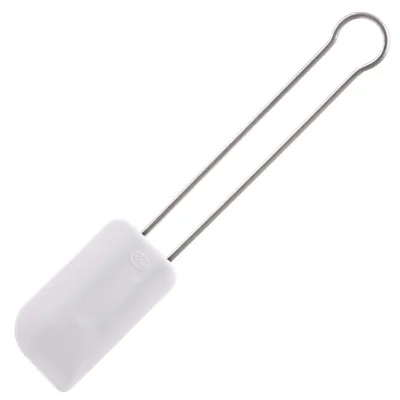 Produktbild von RÖSLE Teigschaber Silikon 26x5cm weiß, Weiß, Silikon, Edelstahl, 220 °C, 26 cm, 1 Stück(e)