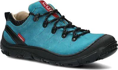 Produktbild von nagaba Wanderschuhe Damen Lederschuhe Trekkingschuhe Frauen, Türkis, 39