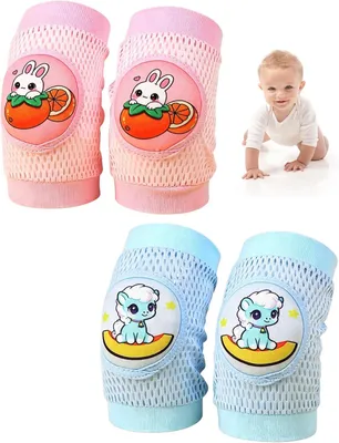 Obrázok produktu pre Chrániče kolien pre bábätká, priedušné, protišmykové, na lozenie