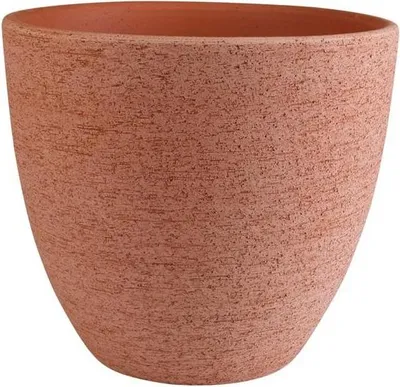 Produktbild von INNA-Glas Terracotta Pflanztopf SLEVIN, 21cm, Ø23,5cm - Blumenübertopf
