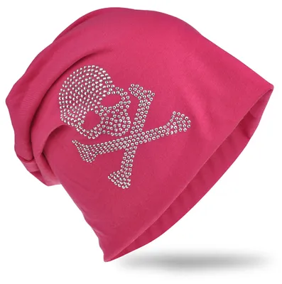 Produktbild von Beanie Muetze Pirat Pink