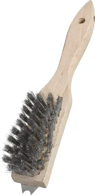 Image de Brosse à barbecue Lessmann avec grattoir 4 rangées