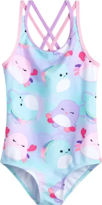 Image de Squishmallows - Maillot de bain fille imprimé intégral NS9551 (152-158) (Coloré)