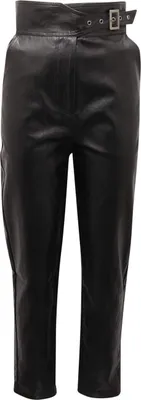 Produktbild von 9037AQ pantalone donna TWIN-SET woman veg-leather trousers black