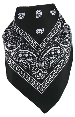 Produktbild von Bandana 100% Baumwolle 54x54 cm – Halstuch, Kopftuch, hitze- und schweißresistent