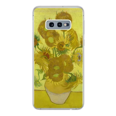 Produktbild von MuchoWow® Handyhülle Schutzhülle Hülle für Samsung Galaxy S10e Sonnenblumen - Vincent van Gogh Silikon Softcase Handy Hülle - Handy