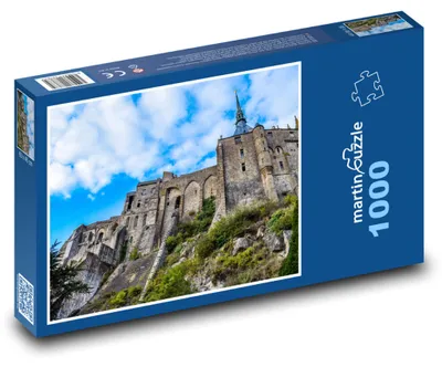 Produktbild von Puzzle 1000 Mont Saint Michel - Frankreich, Kirche - martinpuzzle