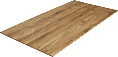 Produktbild von SYSTEM Tischplatte mit Schweizer Kante, Eichenholz, 220x100 cm