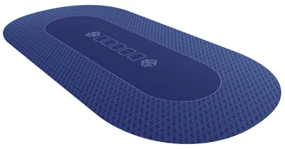 Produktbild von Pokermatte 180x90 cm, oval.Farbe:Blau