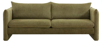Produktbild von 3-Sitzer Sofa - Chenille-Stoff - Grün - GORAZI