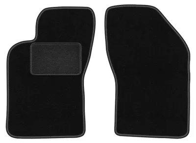 Image de Tapis avant en moquette pour Fiat Coupe I 1994-2000 (coupé) – 2 pièces, noirs, sur mesure – Wielganizator LUX
