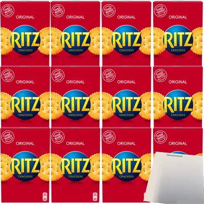 Produktbild von Ritz Cracker Salzgebäck perfekt auch zu Dips VPE (12x200g Packung) + usy Block