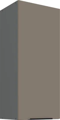 Produktbild von Hoher Wandschrank LUNARA – Breite 40 cm, Dunkelbeige/Anthrazit