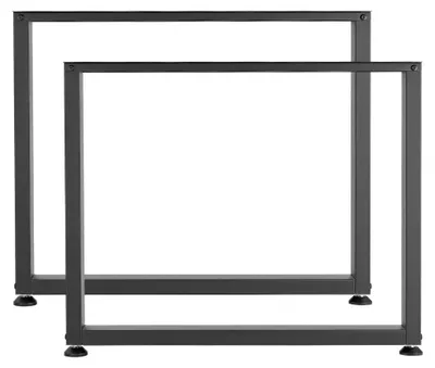 Immagine prodotto di Gambe per tavolo, profilo quadrato - Nero - 750x900 mm - Capacità di carico: 1000 kg