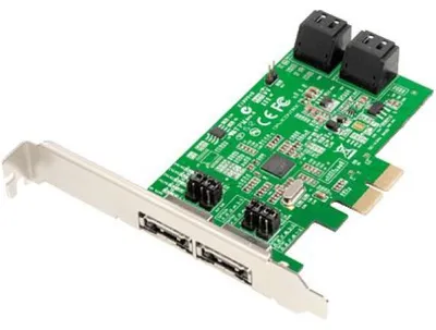 Image de Dawicontrol PCI Card PCI-e DC-614e RAID 4Kanal SATA6G Bliste