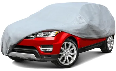 Produktbild von Autoabdeckung 5-lagig wasserdicht Ganzgarage SUV 475x185x178cm Hellgrau
