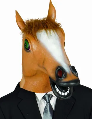 Produktbild von Gummi Pferd Maske Verkleidung Tiere