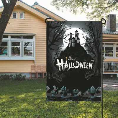Produktbild von Halloween Gartendekorationen Gartendekorationen, Gartenflaggen, Gartenflaggen (30×45 cm)