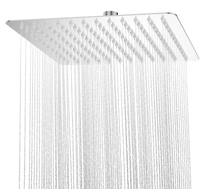 Obrázek produktu pro YEAUPE sprchová hlavice, hranatá, 10 palců, nerezová ocel 304